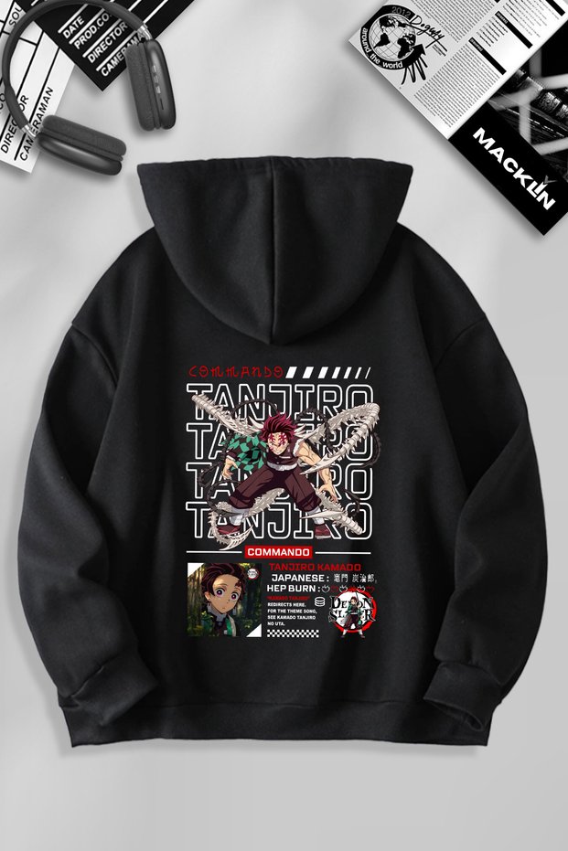 Tanjiro Kamado Printed Unisex Hooded Sweatshirt