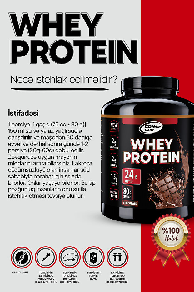 WHEY PROTEİN 2000 GR / GLUTAMİNE 300 GR - 9