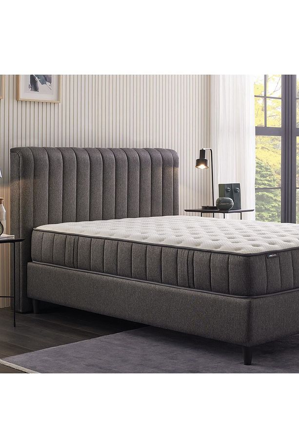 Ionic Energy Pro Yatak - Lento Baza - Somni Başlık 3'lü Set - Siyah - 3