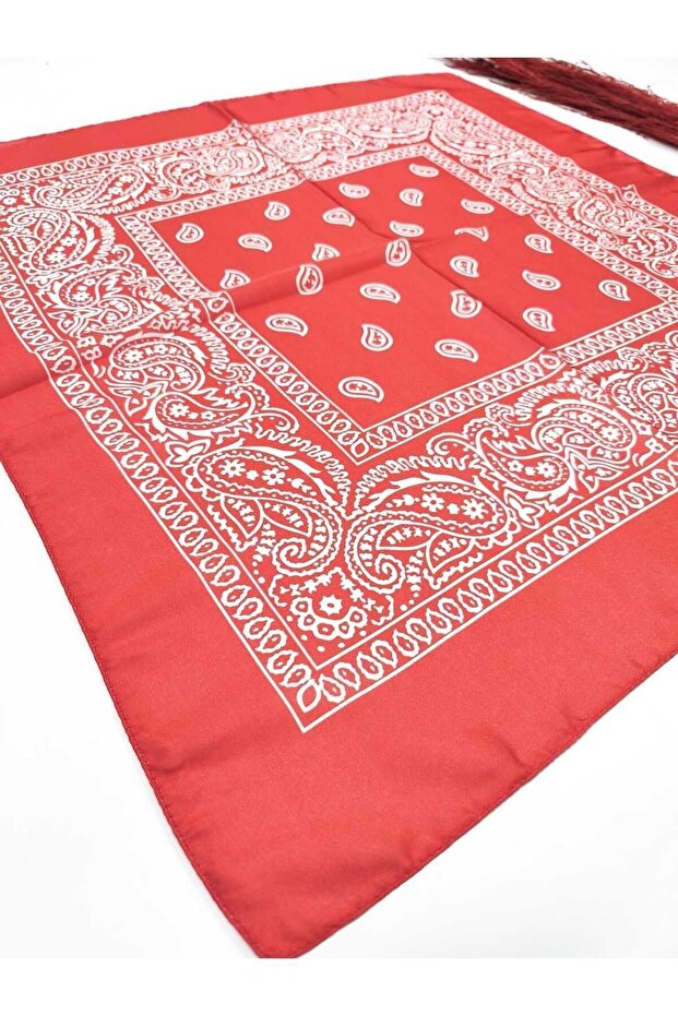 Buy 5, Pay for 4 Ethnic Pattern - Reyon Silk Bandana Price Is for 1 Piece