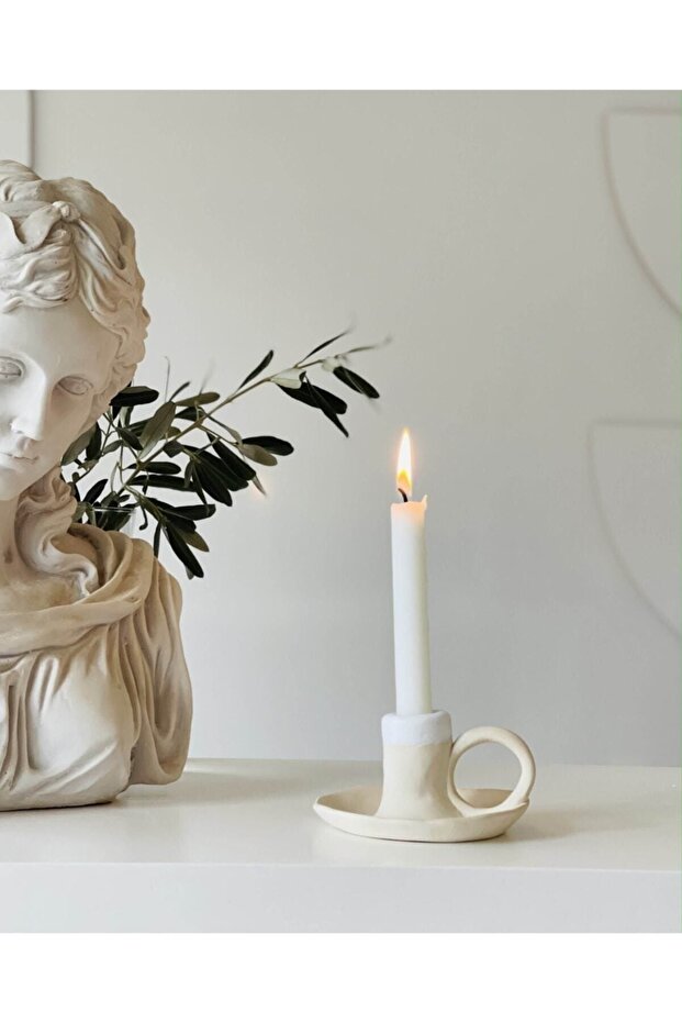 El Yapımı Kulplu Şamdan - 6