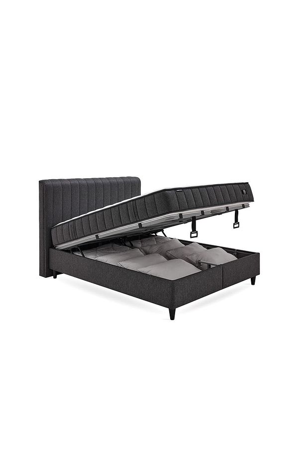 Ionic Energy Pro Yatak - Lento Baza - Somni Başlık 3'lü Set - Siyah - 6