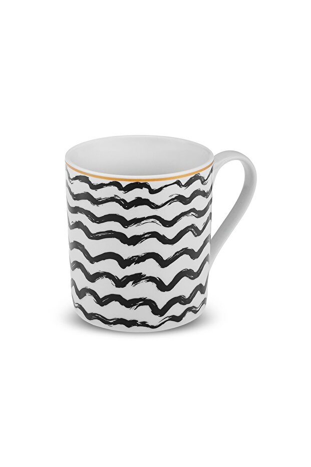 Zigzag Kupa 360 ml Siyah - 2