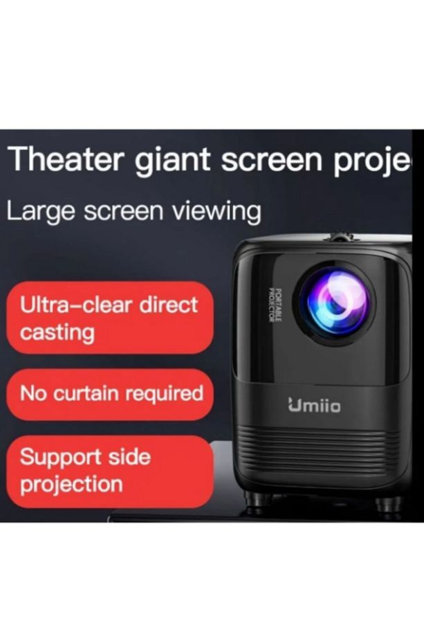 Umiio Portable Video Projector 2.4/5G WiFi Bluetooth 1920 * 1080 Resolution Android Projector - 8