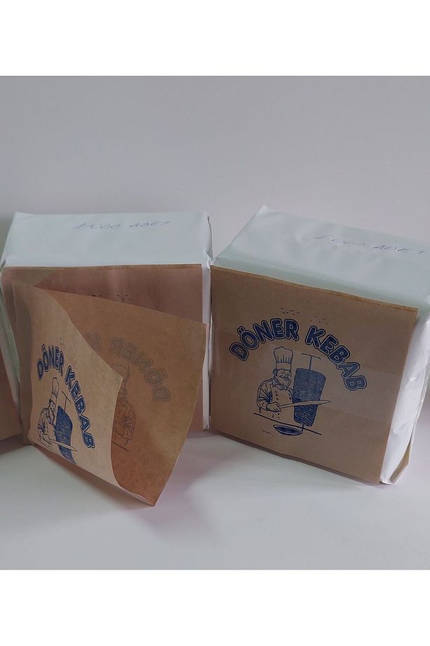 15.5X15 CM 1.000 ADET HAMBURGER , DÖNER, TOMBIK EKMEK KAĞIDI - 7