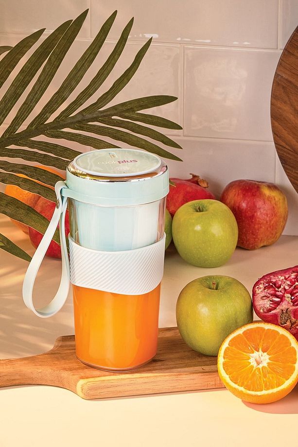 Blue Taşınabilir Şarjlı Smoothie Blender - 1
