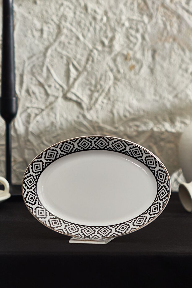 Silk Road Kayık Tabak 21 cm - 1