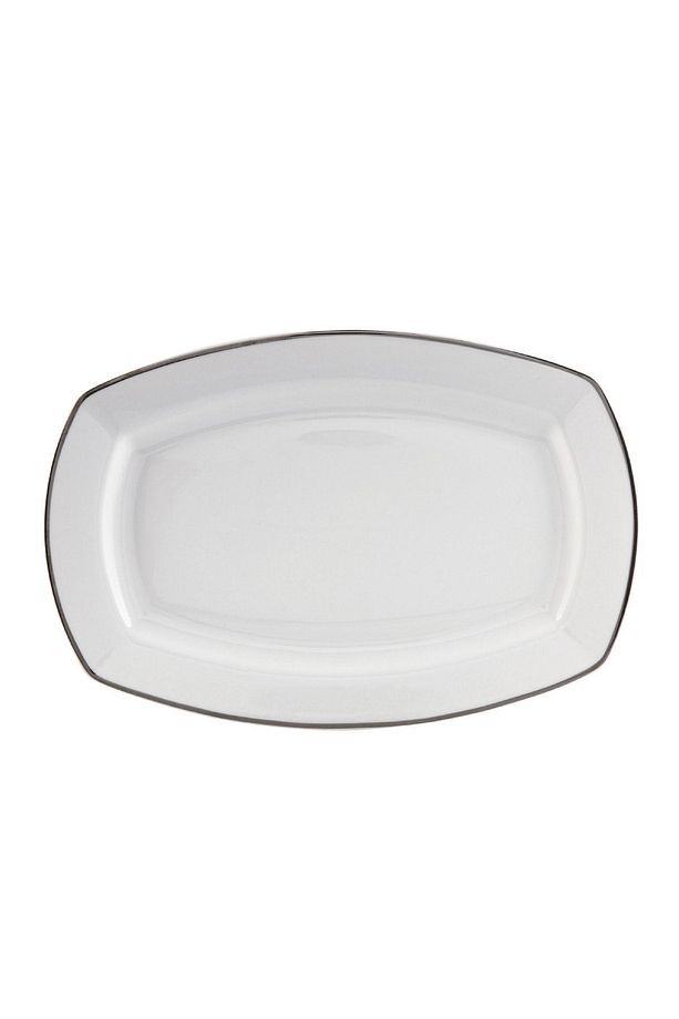New Bone Tanya Platin 60 Parça 12 Kişilik Yemek Takımı Kare - 8