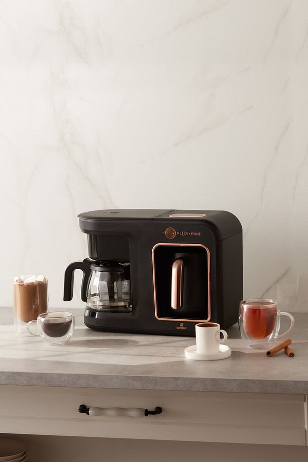 Hatır Plus Mod 5 In 1 Essentıal Türk Kahve Makinesi Black Copper - 1