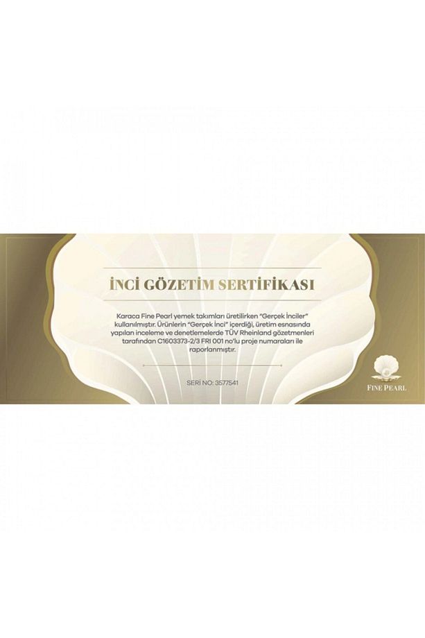 Fine Pearl Node 26 Parça 6 Kişilik Kare Inci Kahvaltı/servis Takımı - 6
