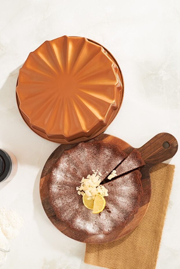 قالب كعكة دائري من النحاس - 2
