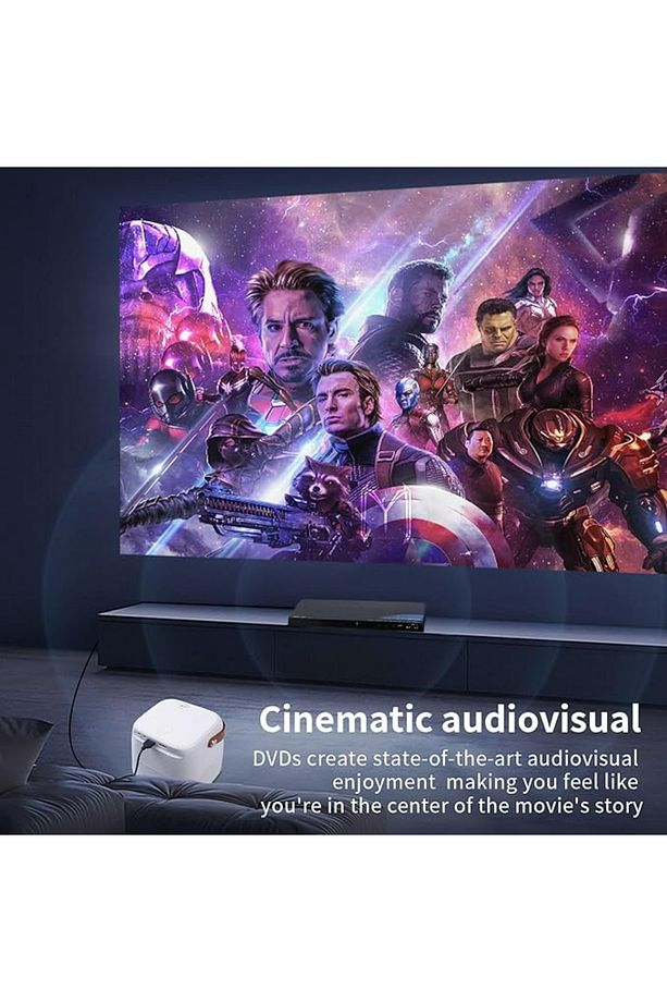 Umiio Portable Video Projector 2.4/5G WiFi Bluetooth 1920 * 1080 Resolution Android Projector - 7