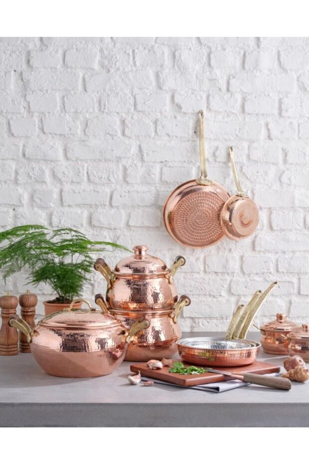 Antik Bakır Cezve - L - 4