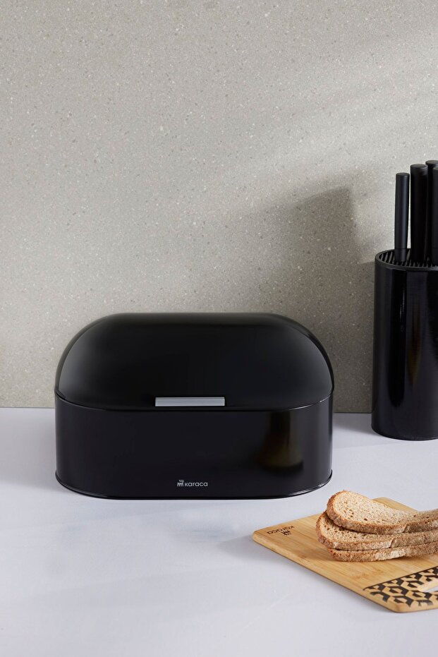 علبة خبز داستن باللون الأسود - 1