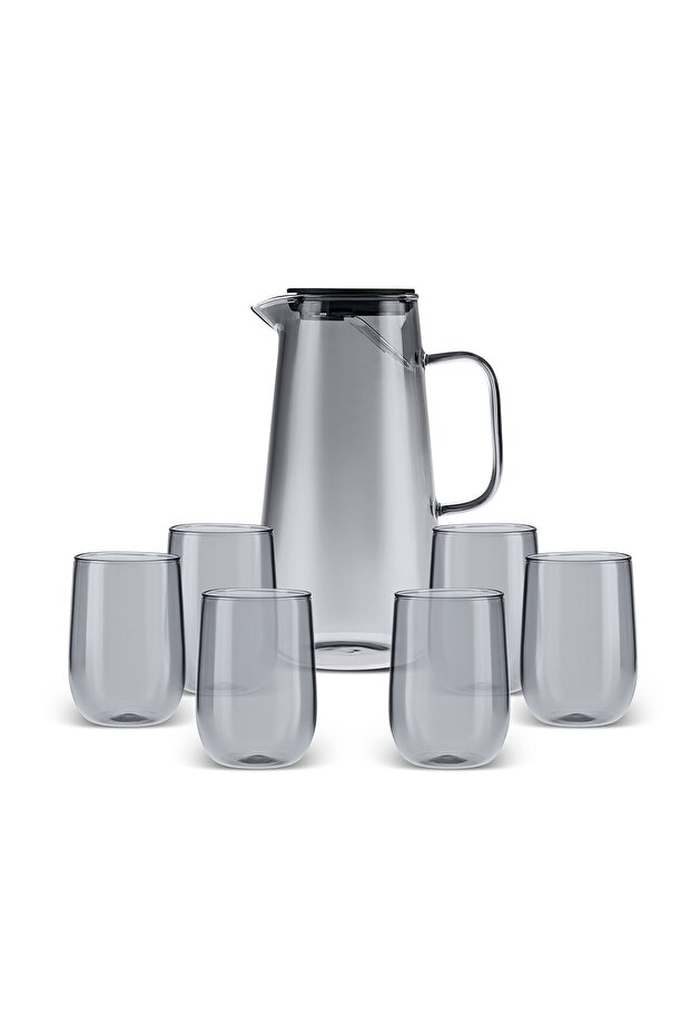 Parma Mavi 7 Parça Su Bardak Seti - 1