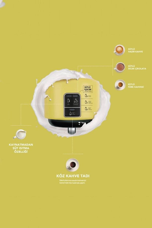 Hatır Mod Türk Kahve Makinesi Lime - 2