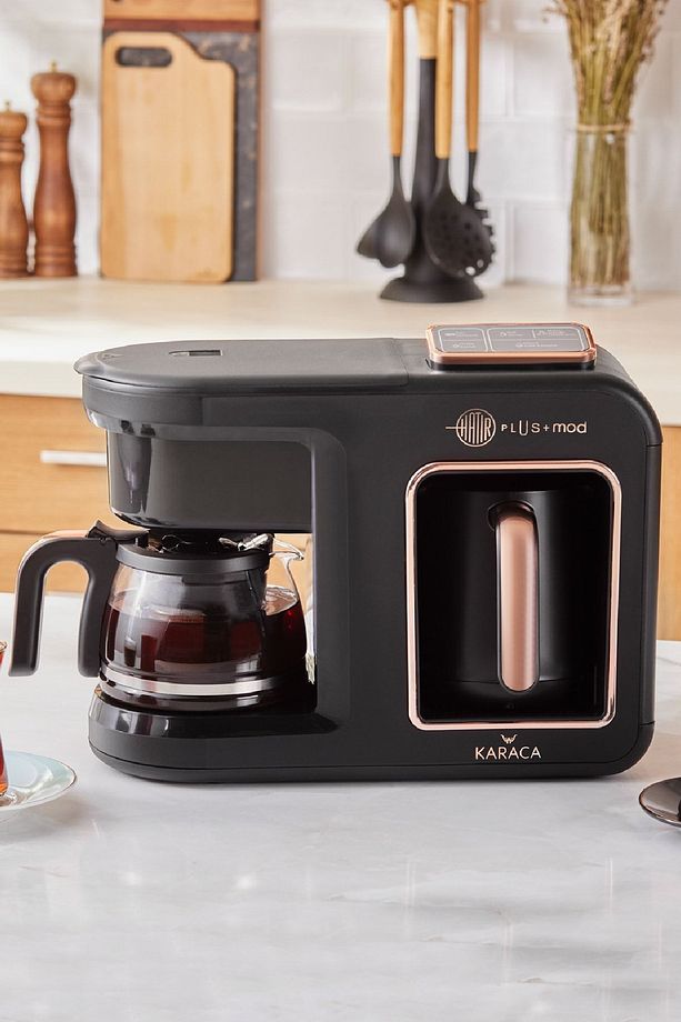 Hatır Plus Mod 5 In 1 Konuşan Kahve Ve Çay Makinesi Black Copper - 1
