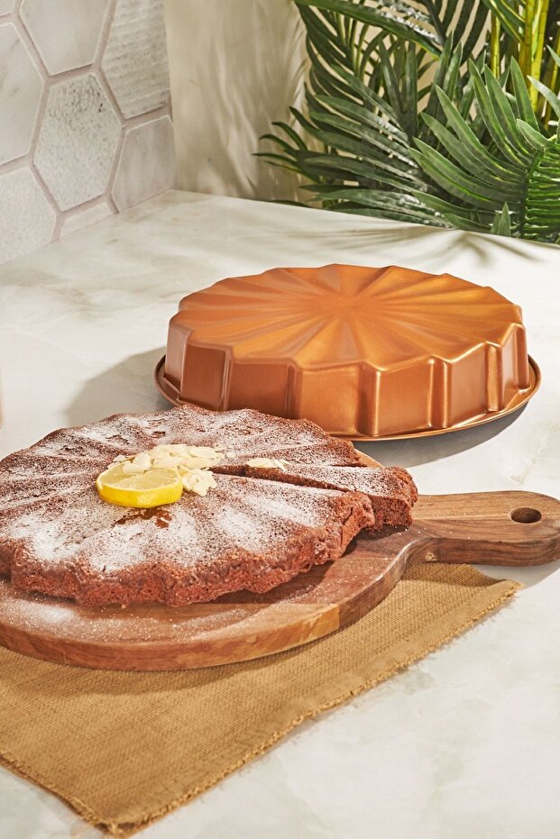 قالب كعكة دائري من النحاس - 3
