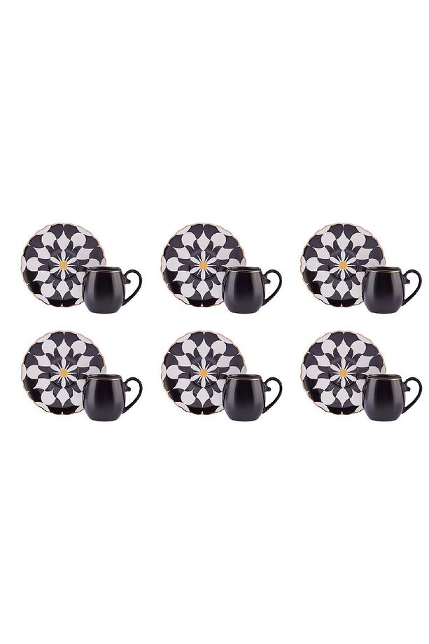 Geos 6 Kişilik Kahve Fincan Takımı 90 ml - 1