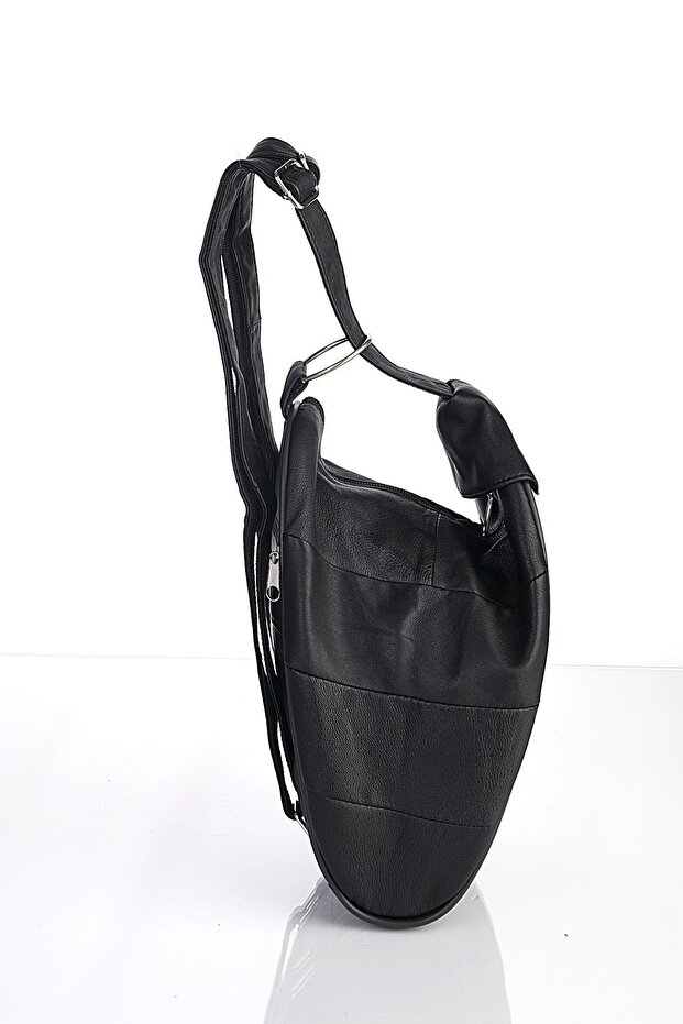 حقيبة ظهر صغيرة من الجلد الطبيعي من أمور - 5