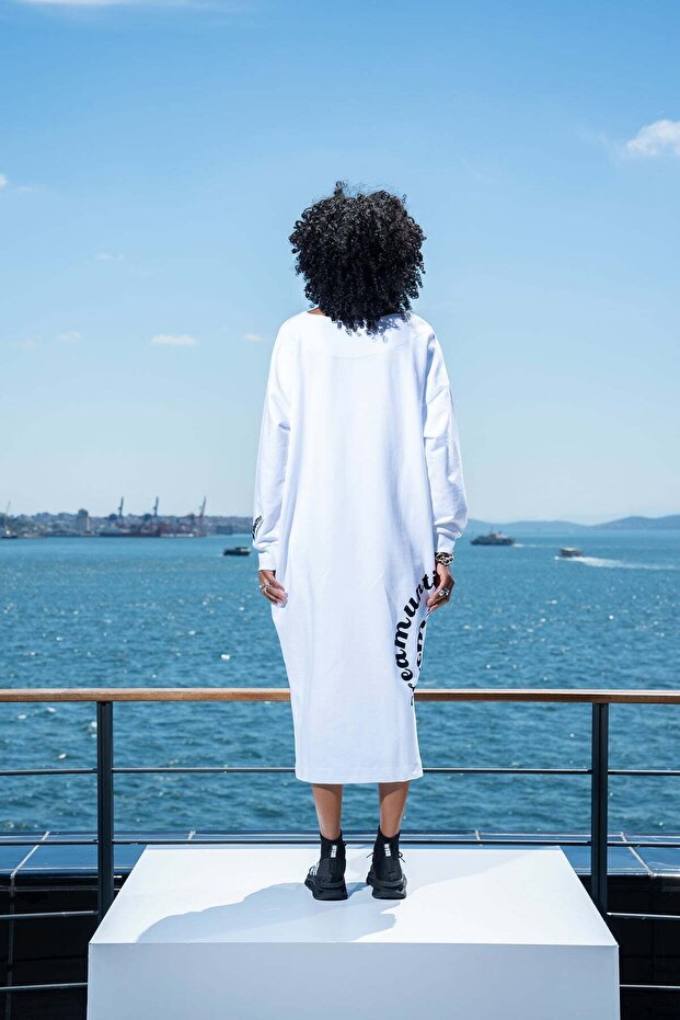 Beyaz Elbise 15002 - 4