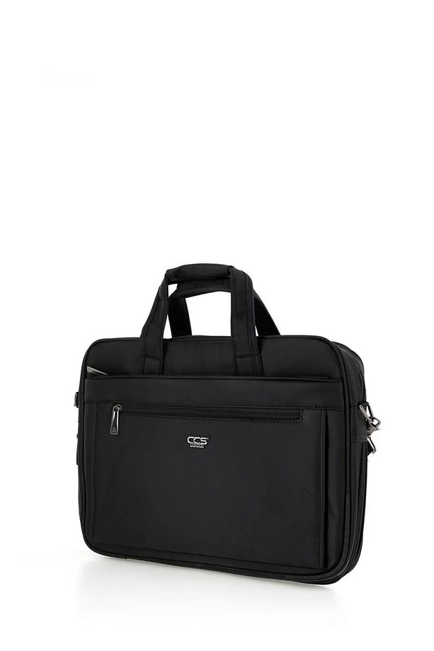 ççs 71434 laptop çantası evrak çantası uzun askılı macbook SİYAH - 2