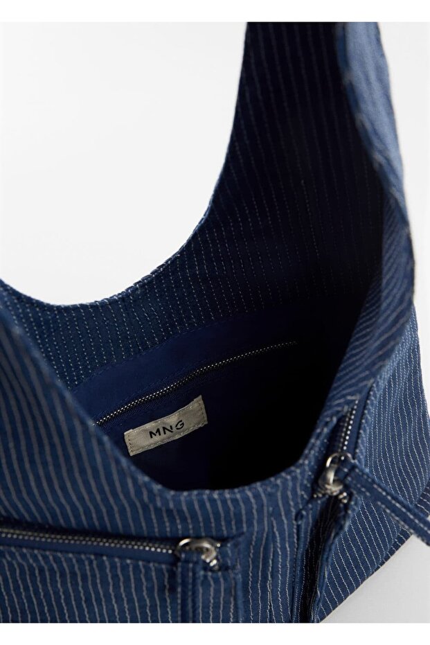 Cepli denim çanta - 7