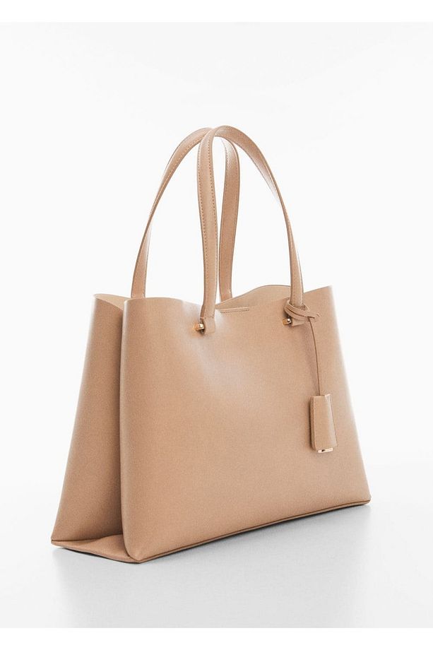 Çift hazneli shopper çanta - 1