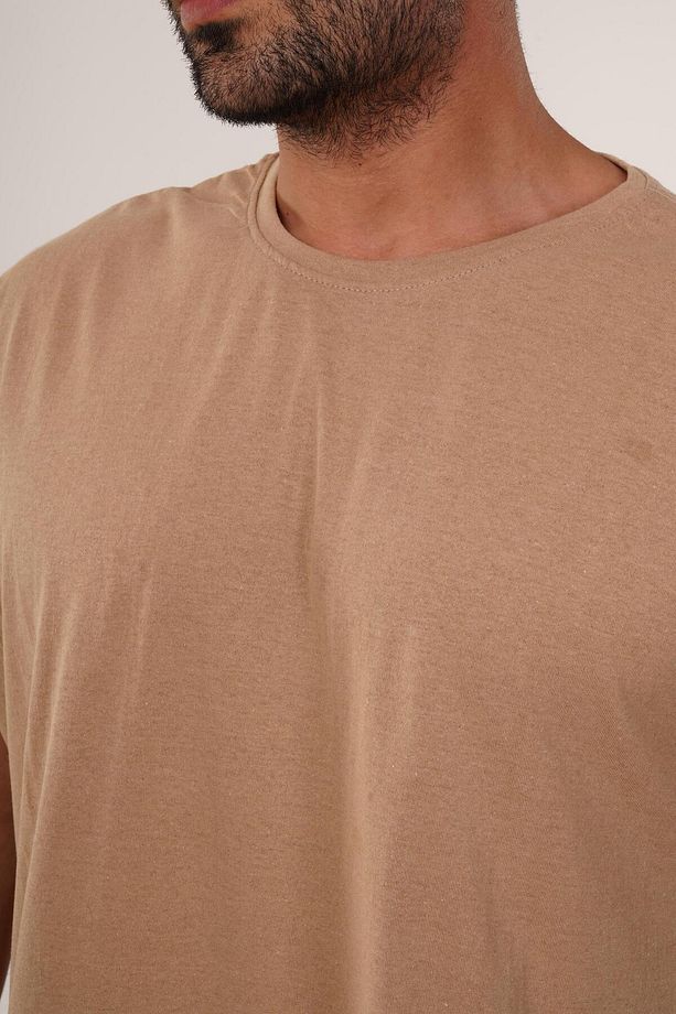 Krem Sıfır Kol Suprem Oversize Atlet - 6