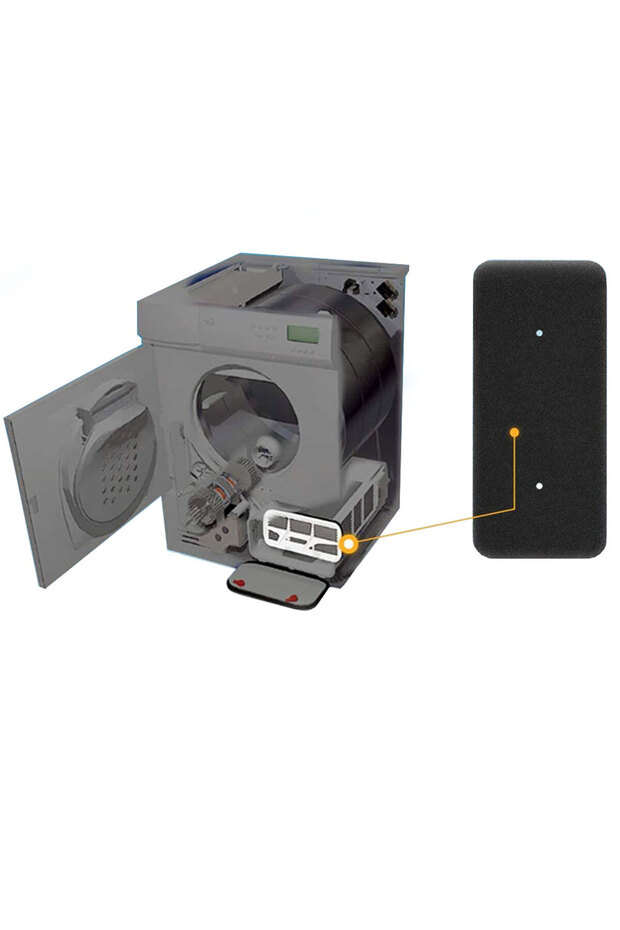 HLH8A2DE84 Çamaşır Kurutma Makinesi Süngeri - 5