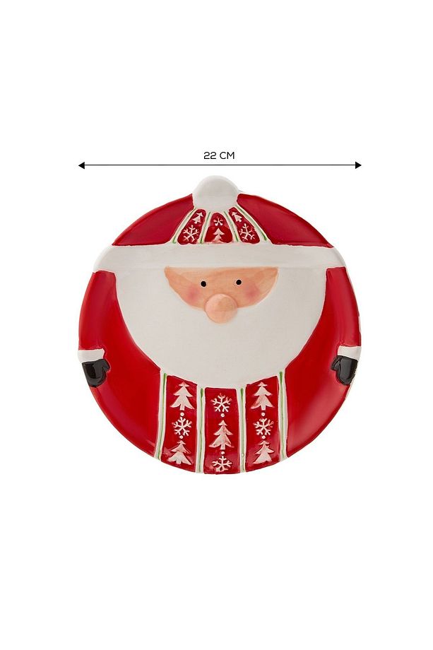 New Year Yılbaşı Hoho Servis Tabağı 22 Cm - 3