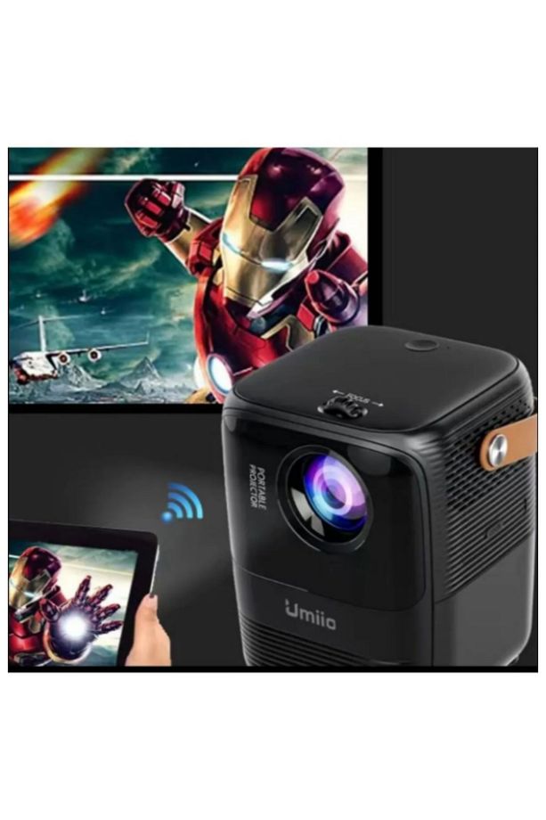 Umiio Portable Video Projector 2.4/5G WiFi Bluetooth 1920 * 1080 Resolution Android Projector - 6