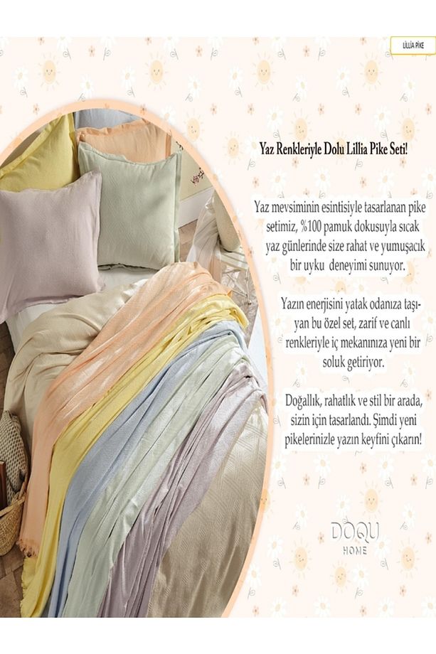 Lillia Pike Seti Lillia Tek Kişilik - Mint Yeşili - 3