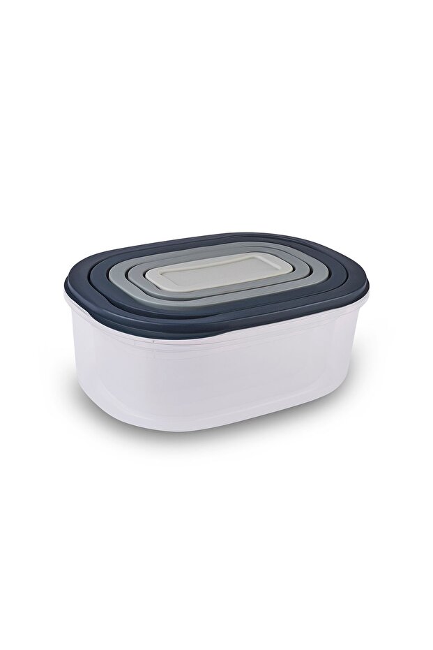 Mila 5-Piece Storage Container Gray - 3