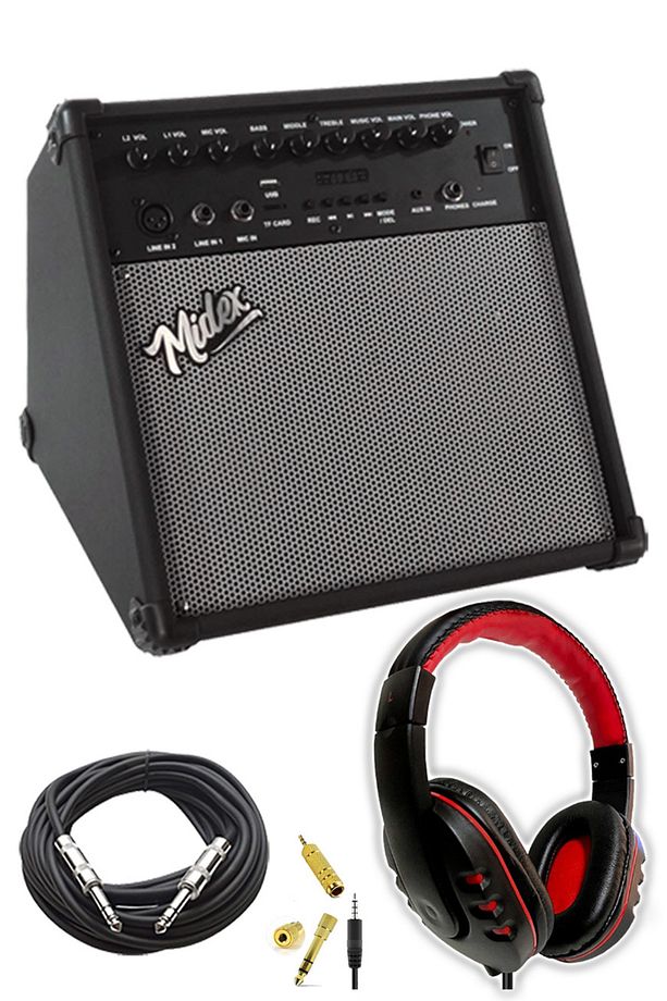 MD-70-HD Şarjlı Dijital Davul Elektronik 70 WATT Bateri Amfi Seti - 1
