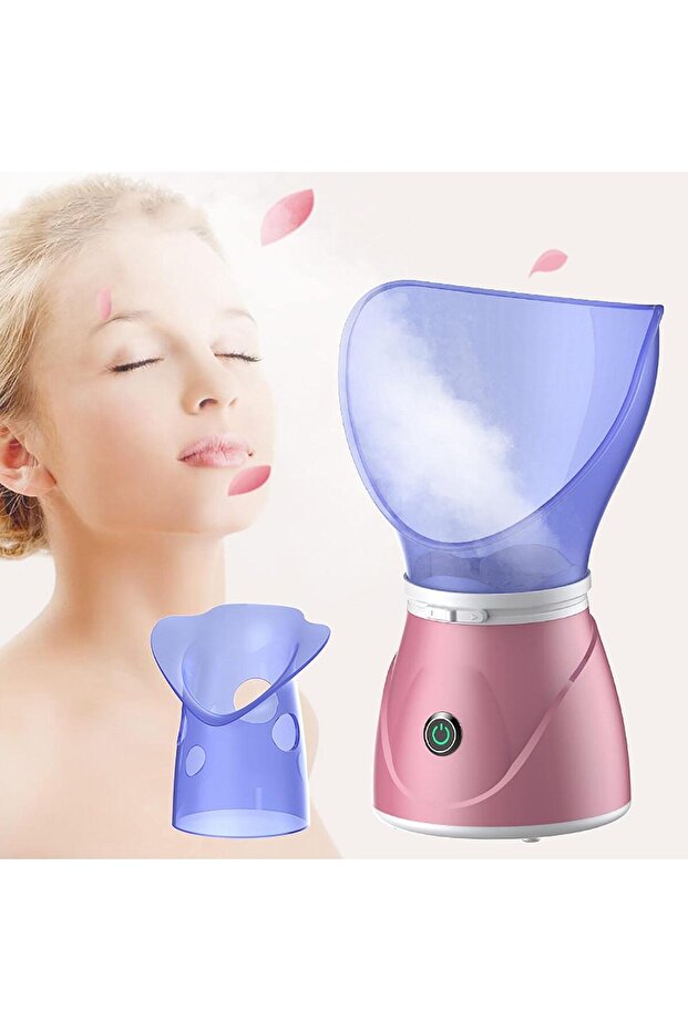Facial Steamer Professional Facial Sauna Steam Inhaler Spa Mask Moisturizing & Humidifying Function