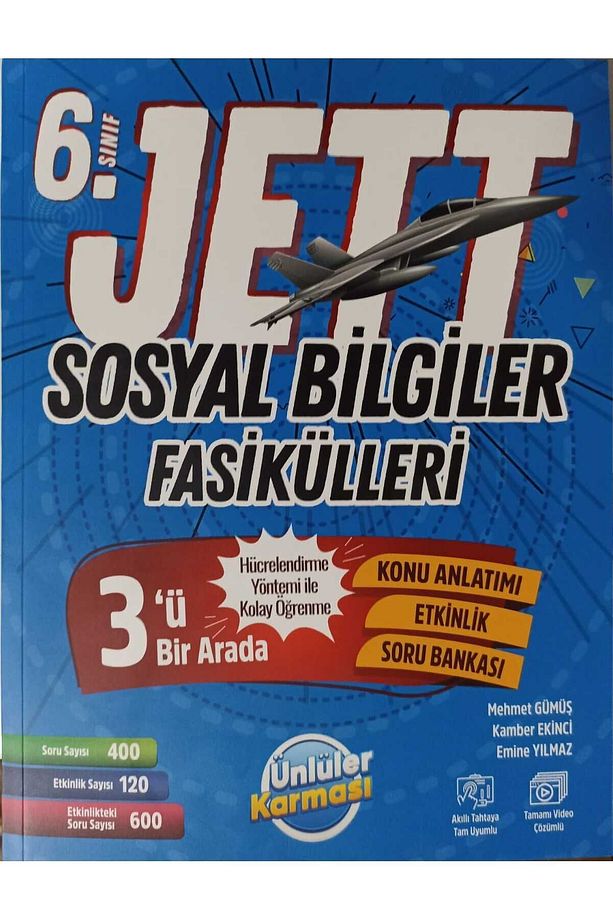 Ünlüler Karması 6 Sınıf Jett Sosyal Bilgiler Fasikülleri - 2