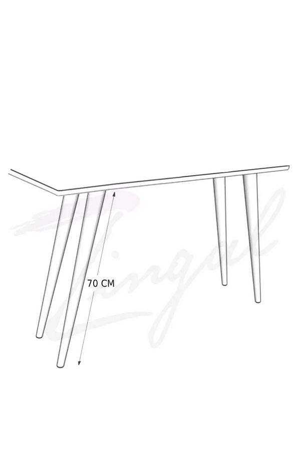 Masa Ayağı Ahşap 4 Adet 70 Cm Ham - Masa Ayakları - 70 cm - 2