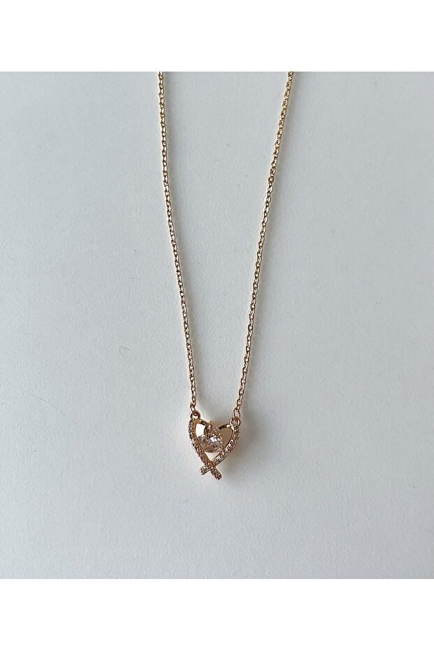 embellished steel necklace