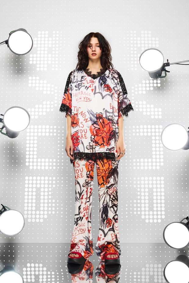 تونيك متعدد الألوان 15463 - 2