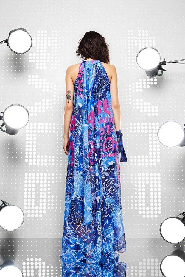 Mavi Elbise 15374 - 4