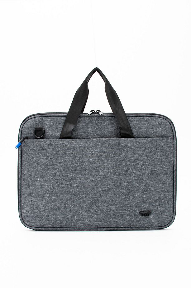 ççs 71423 slim laptop çantası suya dayanıklı  korunaklı GRİ - 4