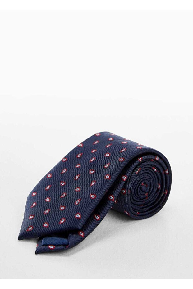 Leke Tutmaz Desenli Kravat - 1