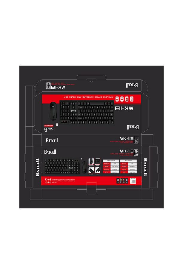 Kablosuz Klavye Mouse Seti Türkçe Q Klavye Sessiz Usb’li - 6