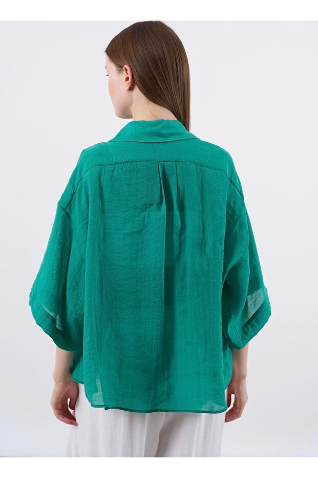 İpek keten ğömlek - 3