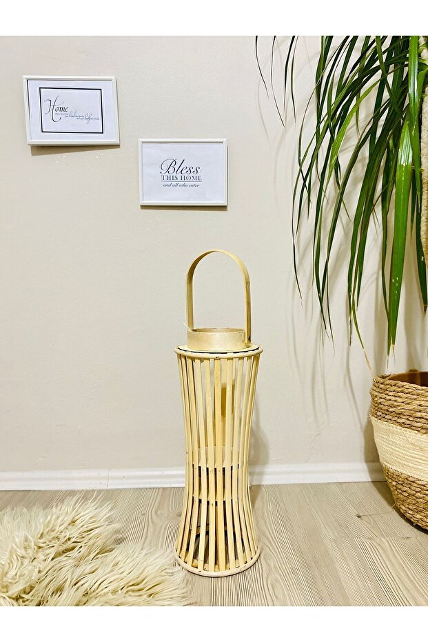bambu fener mumluk dekor - 1
