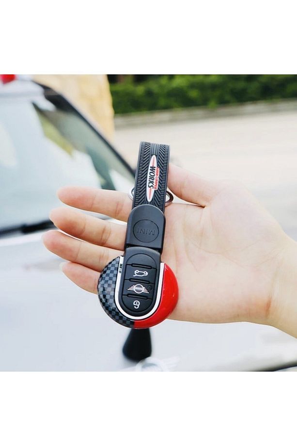 Mini John Cooper Works F54 F55 F56 F60 Anahtar Kumanda Kabı Anahtarlık 2 Li Set - 2