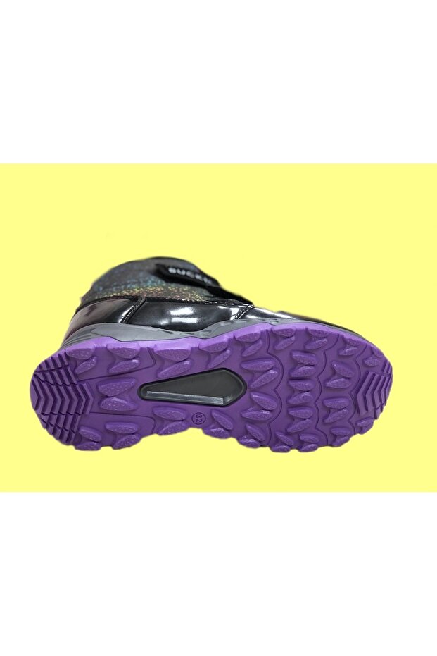 KAFKASLAR SNOWSHELL 4183 cırtlı kız erkek anatomik kaymaz taban kar botu - 4