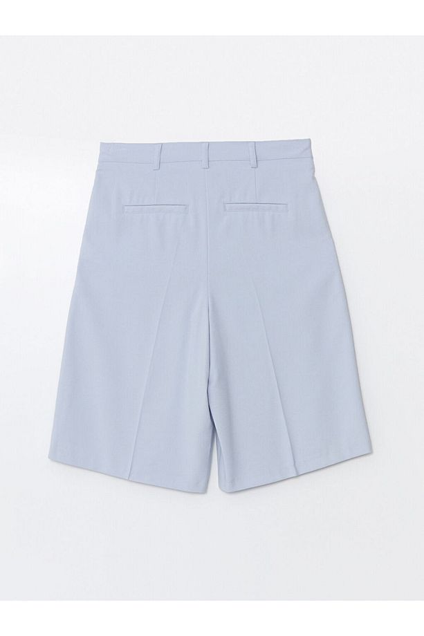Kadın Loose Fit Düz Şort - 6