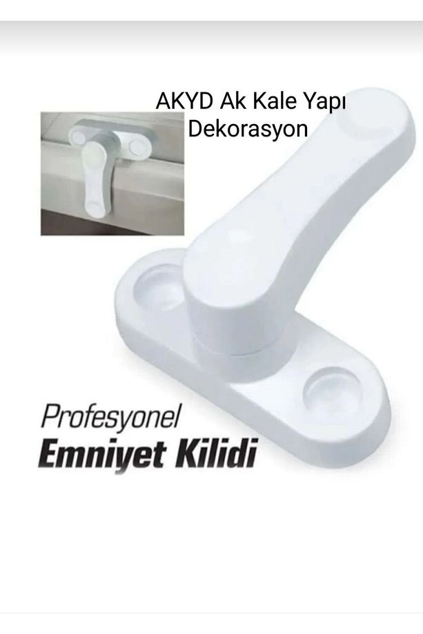Pvc Pimapen Cam Balkon Kapısı Güvenli Emniyet Kilidi 1 Adet Döküm Demir Not: Plastik Değildir - 2